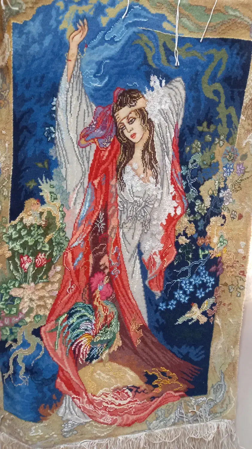 چند عدد تابلو فرش دستباف چکی و نقدی|تابلو فرش|اصفهان, کشاورزی|دیوار