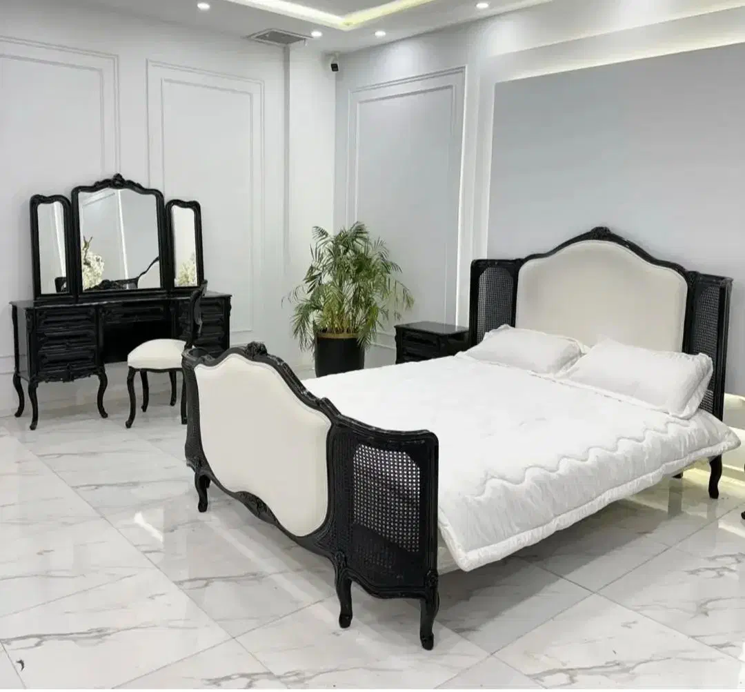 سرویس خواب چوبی تمام چوب مدل لرنزو|تخت و سرویس خواب|تهران, یافت آباد جنوبی|دیوار