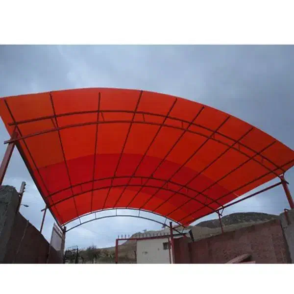 اجرای سقف شیروانی پلی کربنات بارن گیر|عمده‌فروشی|کاشان, شهرک خاتم الانبیا (مسکن ملی کاشان)|دیوار