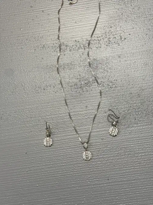 نیم ست نقره نو|جواهرات|آبادان, |دیوار