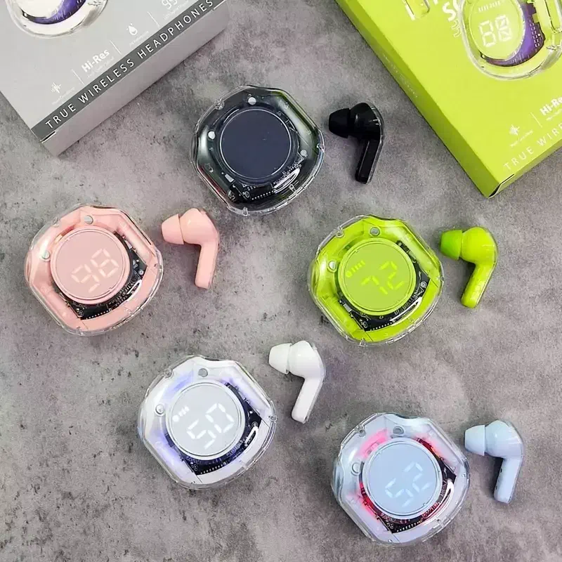 ایرپاد شیشه ای ULTRAهندزفری بلوتوث صفحه نمایش دار|لوازم جانبی موبایل و تبلت|قم, زند آباد|دیوار