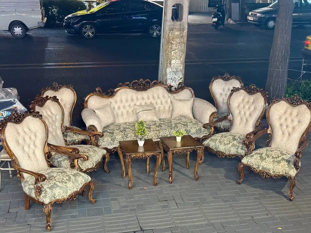 مبلمان سلطنتی. استیل وسرویس خواب|مبلمان خانگی و میز عسلی|تبریز, |دیوار