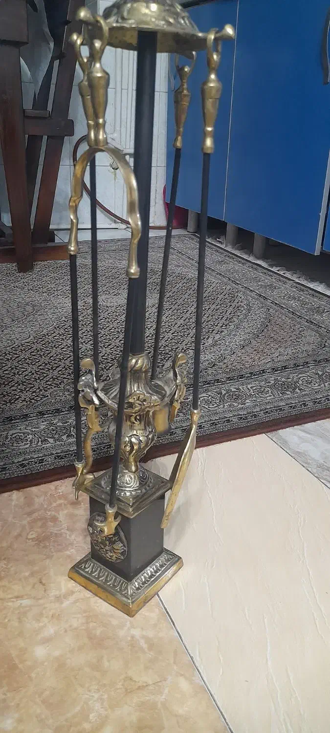 وسایل تزئینی بغل شومینه|کلکسیون اشیاء عتیقه|شریفآباد, |دیوار