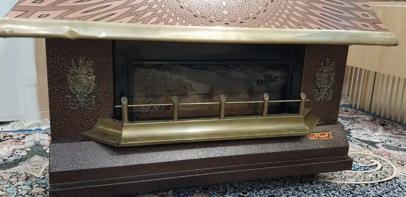 بخاری گازی شومینه ای گالان|بخاری، هیتر، شومینه|اندیمشک, |دیوار