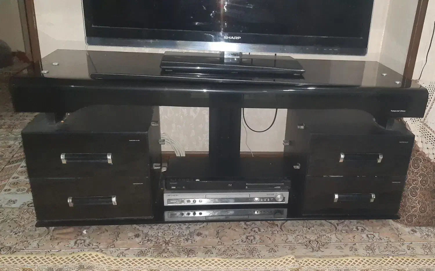 میز تلویزیون شیشه ای|میز تلویزیون|یزد, |دیوار