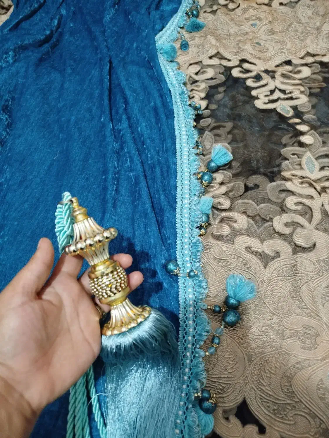 پرده سلطنتی|پرده، رانر، رومیزی|کنارک, |دیوار