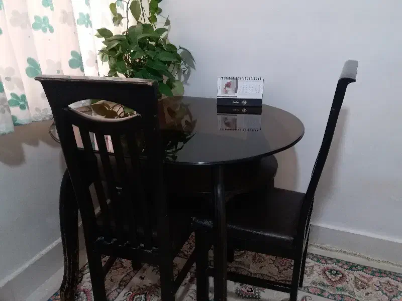 میز غذاخوری ۴ نفره چوبی|میز و صندلی غذاخوری|قزوین, |دیوار