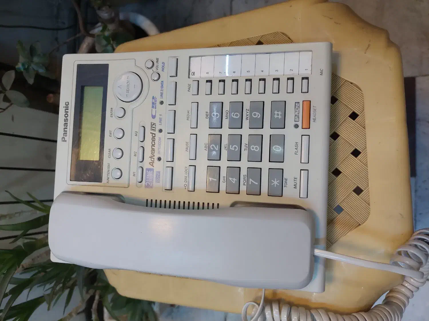 پاناسونیک دو خط ای دی دار ۳۲۸۲|تلفن رومیزی|تهران, امام خمینی|دیوار