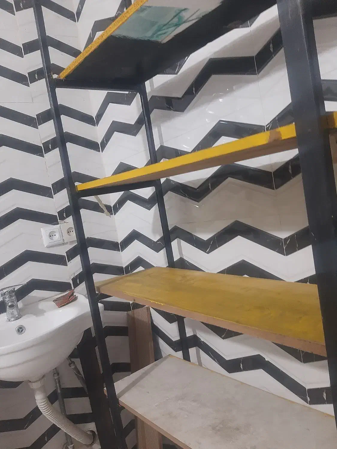 قفسه|کتابخانه، شلف، قفسههای دیواری|اراک, |دیوار