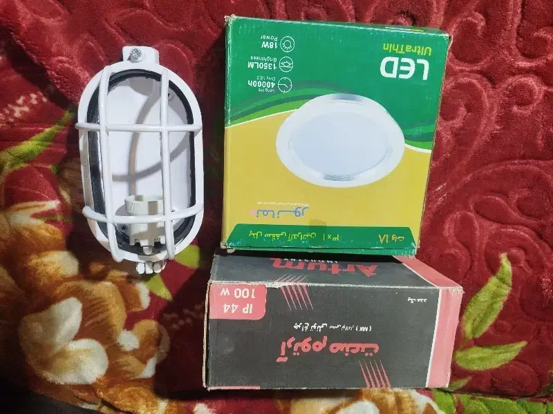 ۳۰عدد چراغ تونلی بیضی لولادارIP44. 100W|لامپ و چراغ|رباطکریم, شهرک صنعتی زوارهای|دیوار