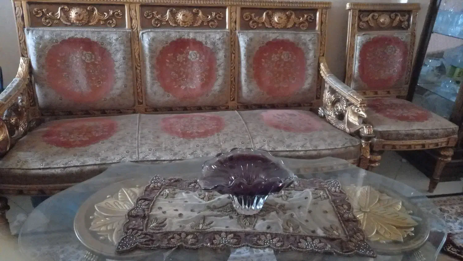 مبلمان ۹ نفره با ناهار خوری ۸ نفره|مبلمان خانگی و میز عسلی|تهران, ایرانشهر|دیوار