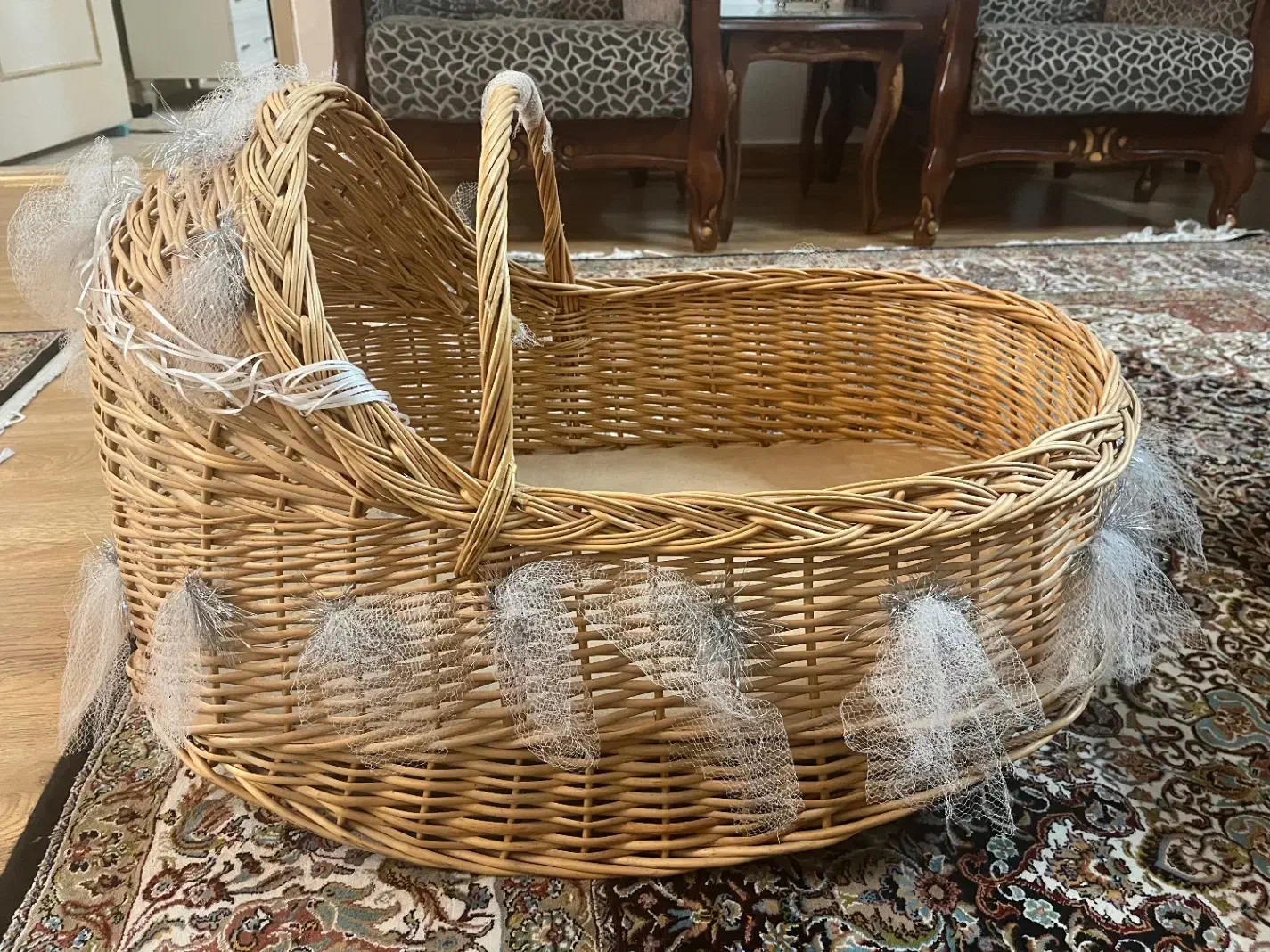 ننو حصیری کودک (سبد)|اسباب و اثاث بچه|زنجان, |دیوار