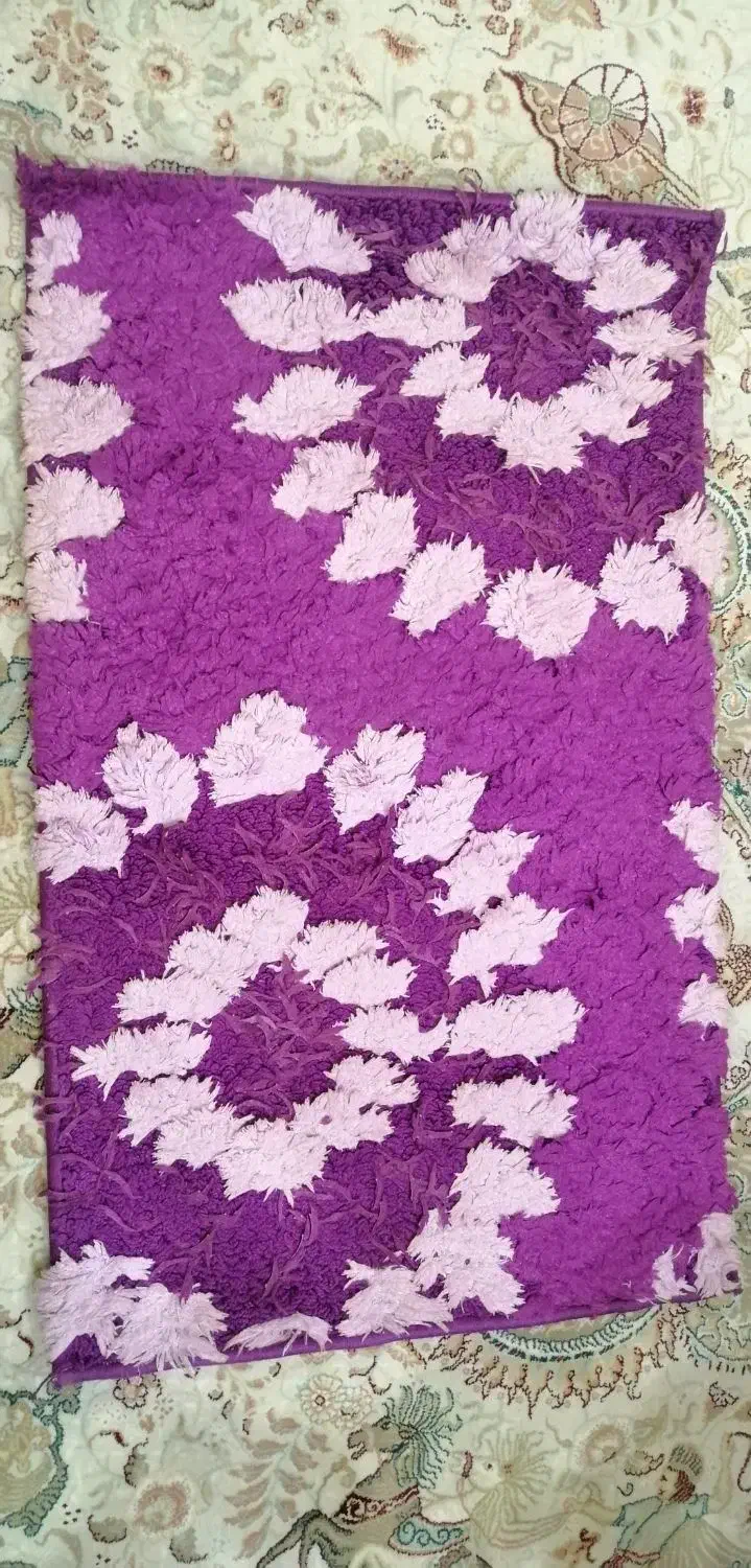 فرش شگی 6متری بنفش یاسی به همراه پادری|فرش|کرج, حسن آباد|دیوار