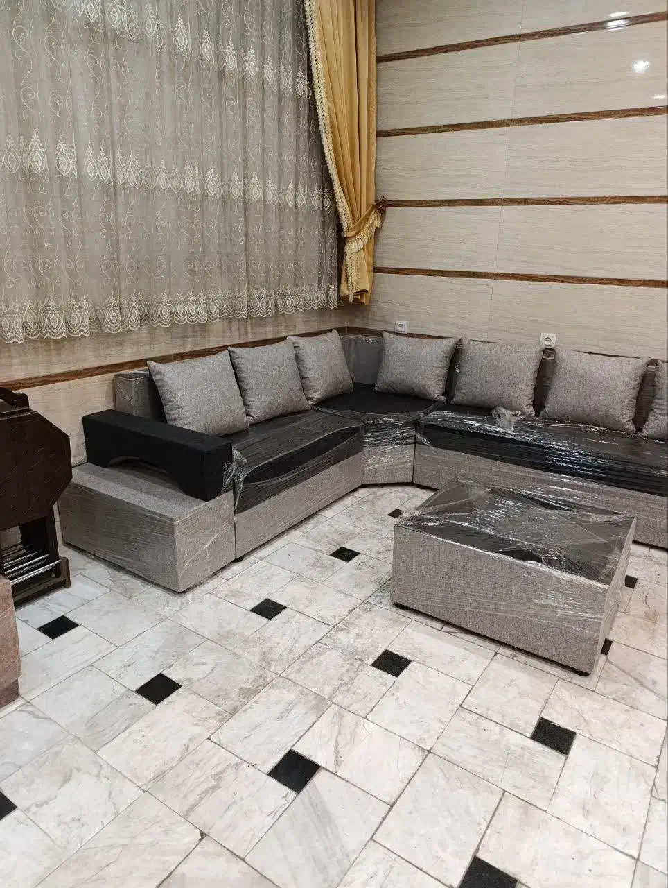 مبلمان شرکتیL|مبلمان خانگی و میز عسلی|قم, شاه ابراهیم|دیوار