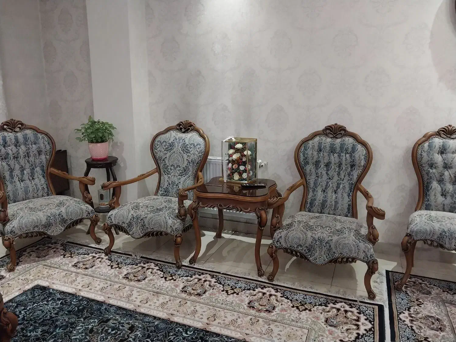 مبلمان استیل ۱۰ نفره|مبلمان خانگی و میز عسلی|نسیمشهر, |دیوار