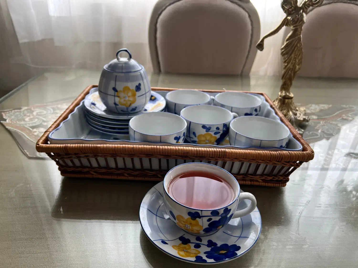 صبحانه خوری گل پنبه ای|ظروف سرو و پذیرایی|شیراز, محمودیه|دیوار