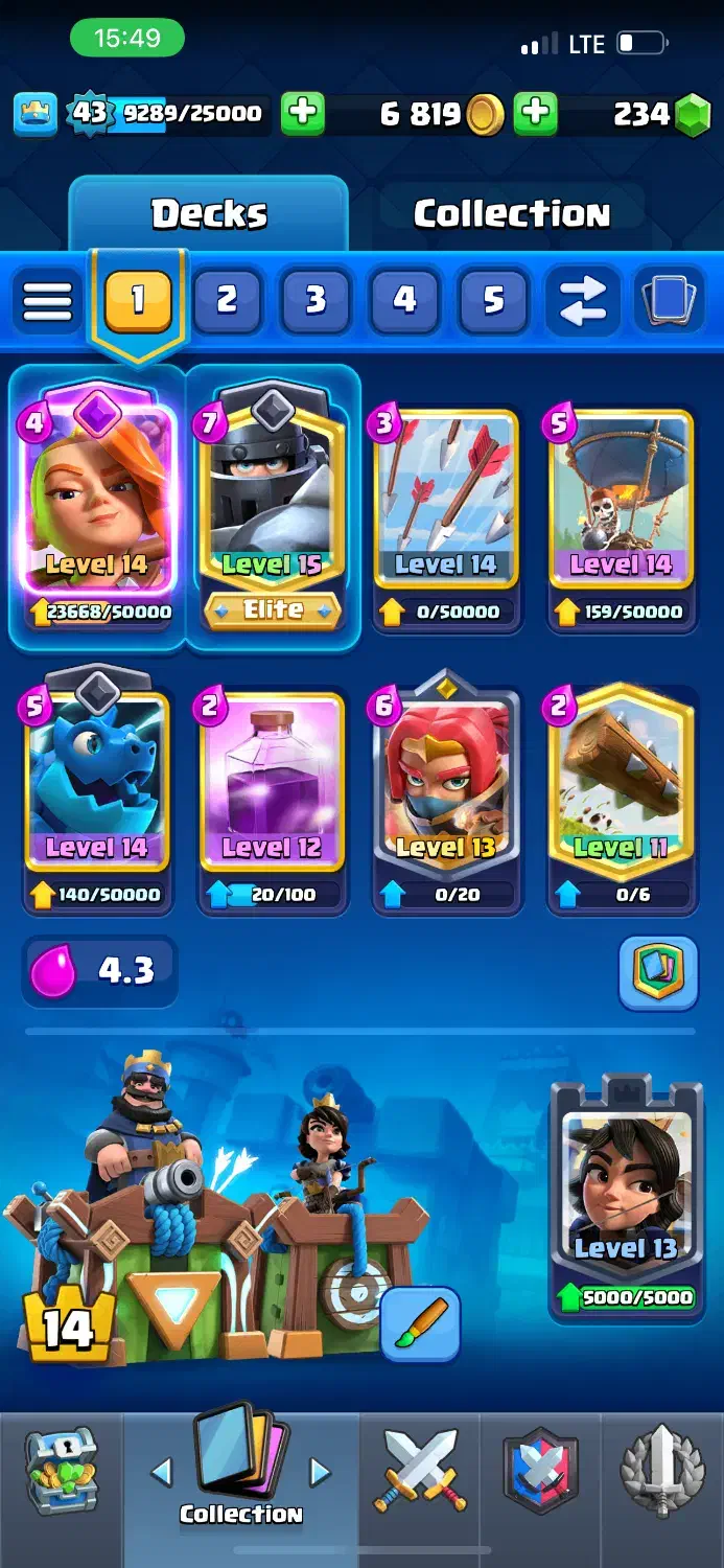 کلش رویال لول ۴۳|کنسول، بازی ویدئویی و آنلاین|شاهین‌شهر, مورچه خورت|دیوار