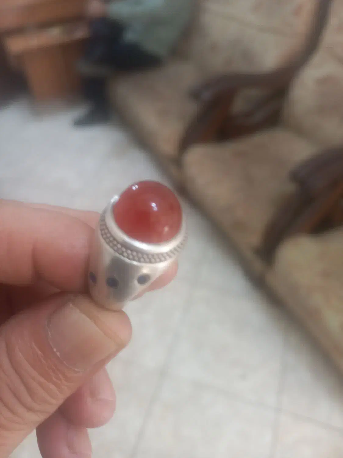 انگشتر عقیق|جواهرات|باقرشهر, |دیوار