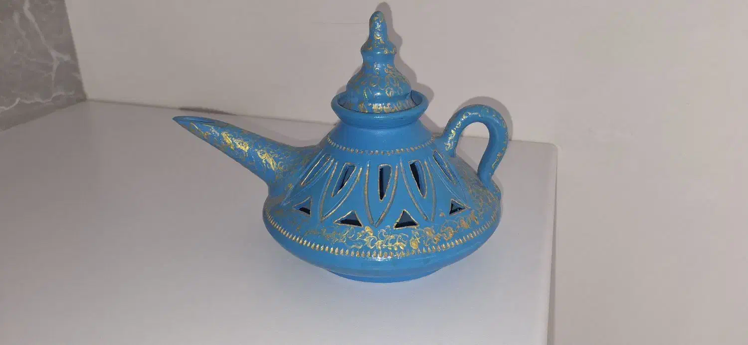 قوری سفالی تزئینی|مجسمه، تندیس، ماکت|بیرجند, |دیوار