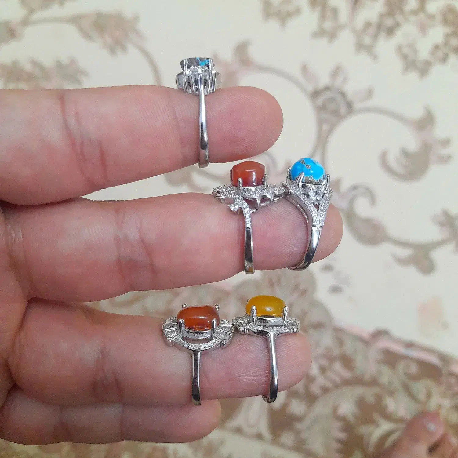 انگشتر نقره زنانه|جواهرات|جم, |دیوار