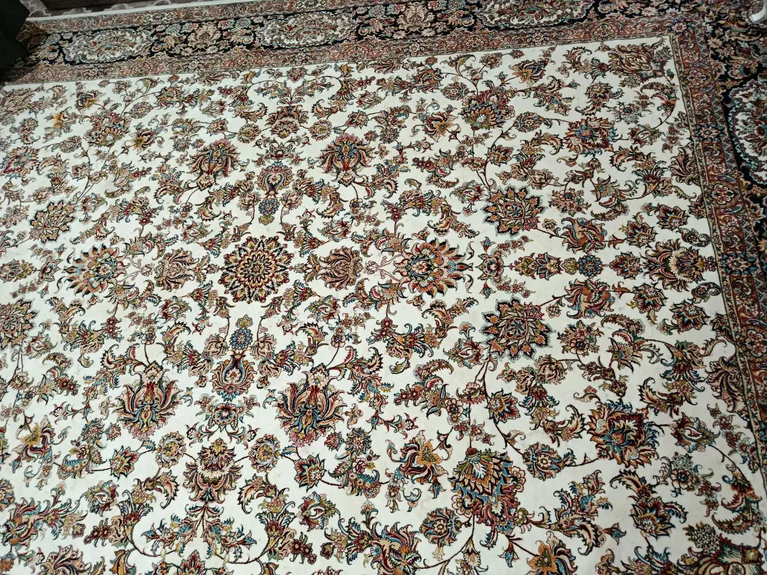 سلام یک فرش مدل افشان فرش مشهد|فرش|تربت‌حیدریه, شهرک ولیعصر|دیوار