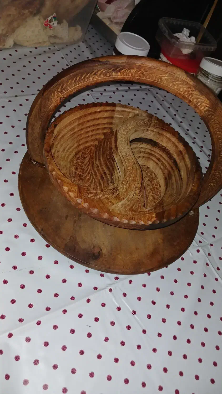 اردو خوری چوبی|ظروف سرو و پذیرایی|قم, نخودی|دیوار