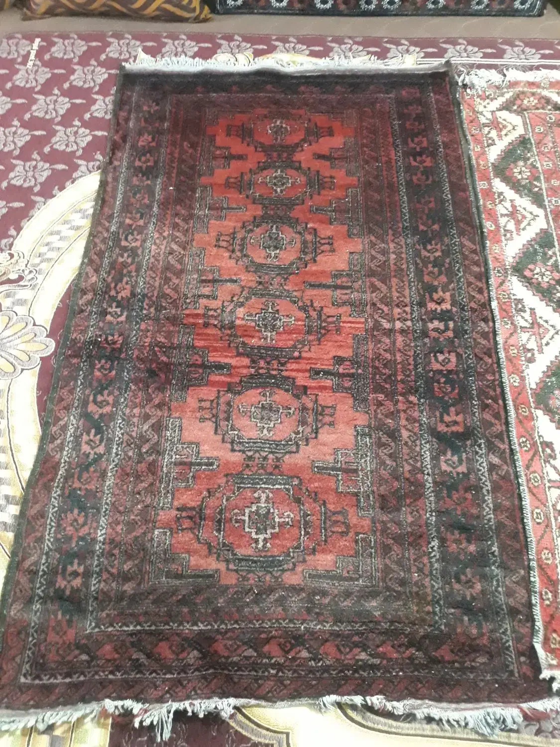 دوتاقالیچه دست بافت ۱۰۰ساله|فرش|لواسان, |دیوار