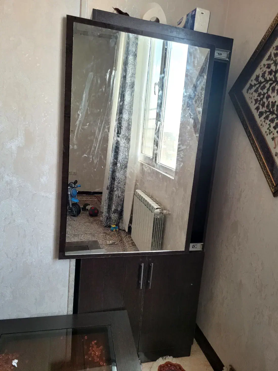 کمد آینه دار|جاکفشی، کمد، دراور|کرمان, |دیوار