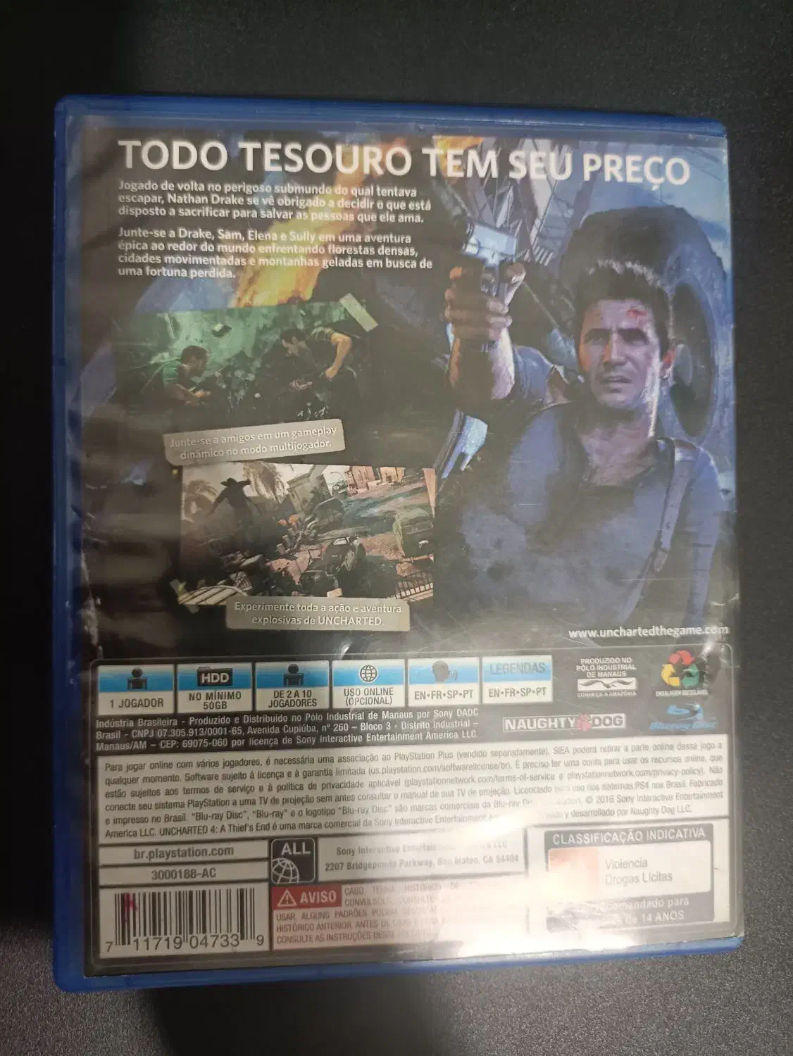 دیسک uncharted 4|کنسول، بازی ویدئویی و آنلاین|کرمانشاه, |دیوار