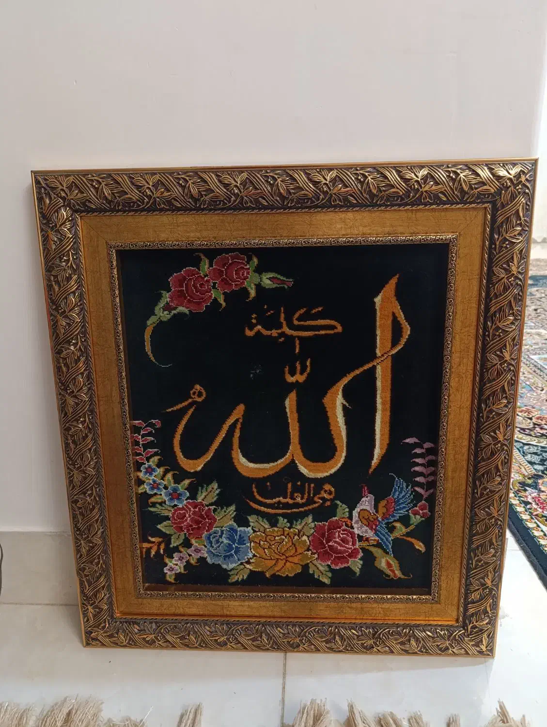 تابلو فرش دستباف|تابلو فرش|بستان آباد, |دیوار