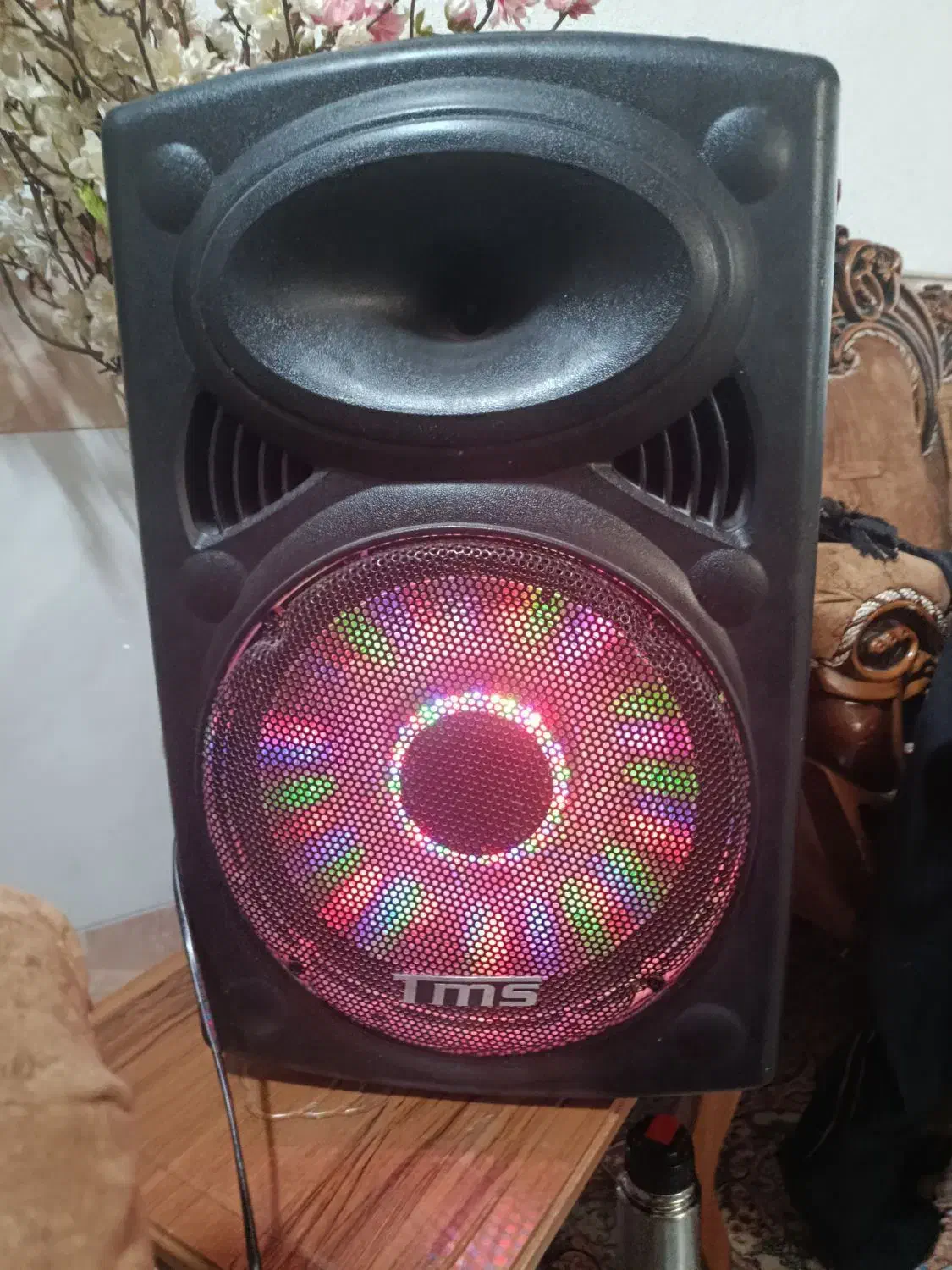 اسپیکر بلوتوث فلش رم خور با چراغ|سیستم صوتی خانگی|قم, شاه ابراهیم|دیوار