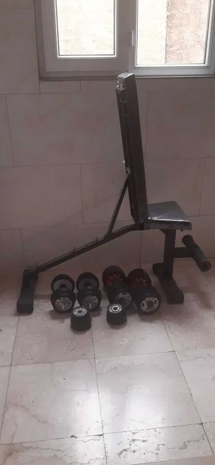 میز بدنسازی و دمبل|تجهیزات ورزشی|اسلامشهر, مظفریه|دیوار