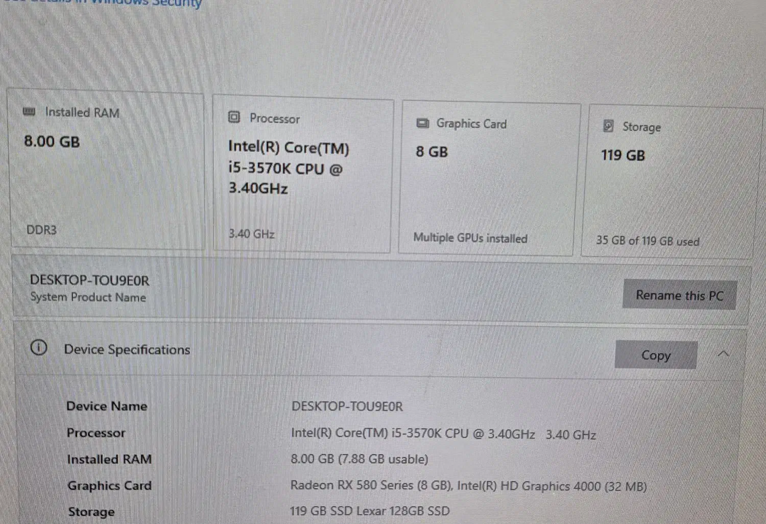 کامپیوتر گیمینگ rx580 8g|رایانه رومیزی|بندرعباس, |دیوار