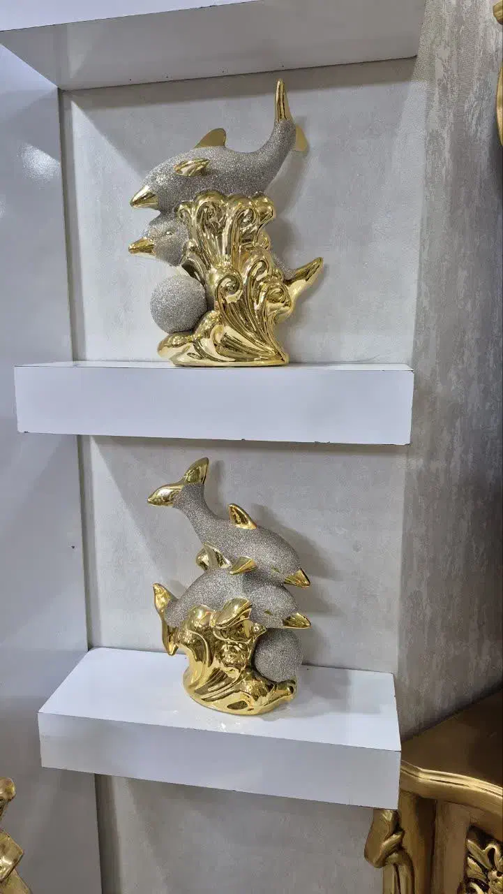 دلفین تزئینی|مجسمه، تندیس، ماکت|مشهد, تربیت (صدف)|دیوار