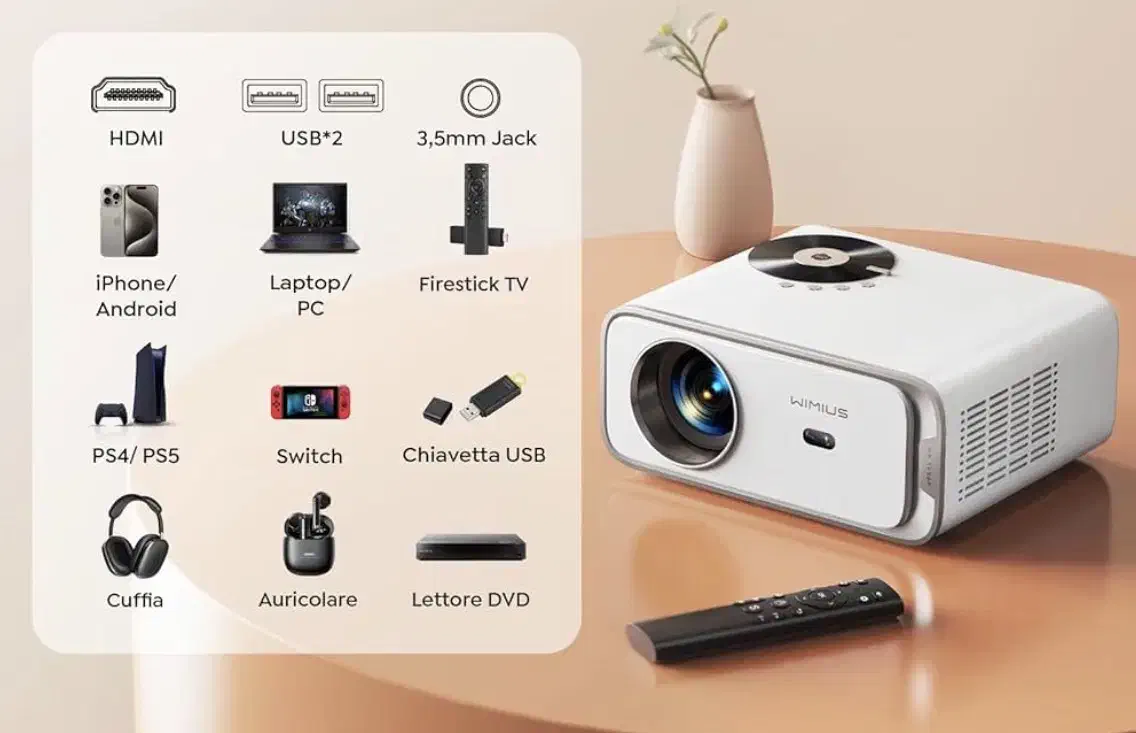 ویدیو پروژکتور وای فای دار|تلویزیون و پروژکتور|شوش, |دیوار