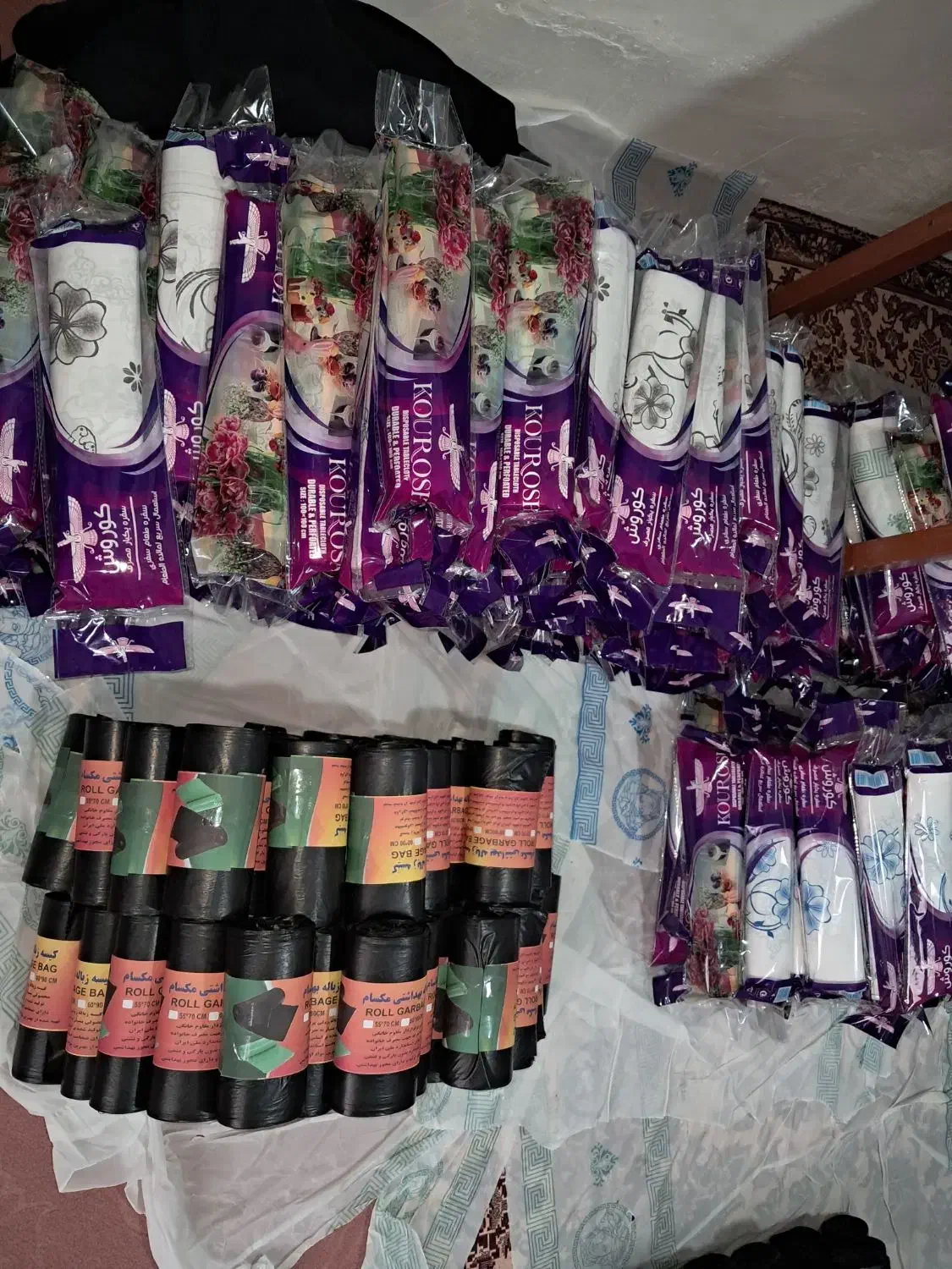 تولیدی سفره وکیسه زباله وفریزر|ظروف نگهدارنده، پلاستیکی، یک‌بارمصرف|زنجان, |دیوار