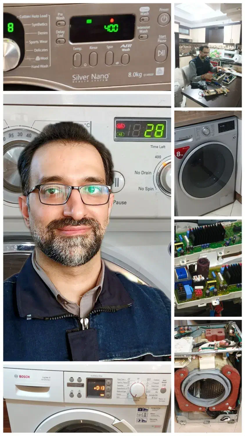 تعمیر ماشین لباسشویی - برد / رفع ارور/ مهندس توکلی|خدمات پیشه و مهارت|مشهد, آزادشهر|دیوار