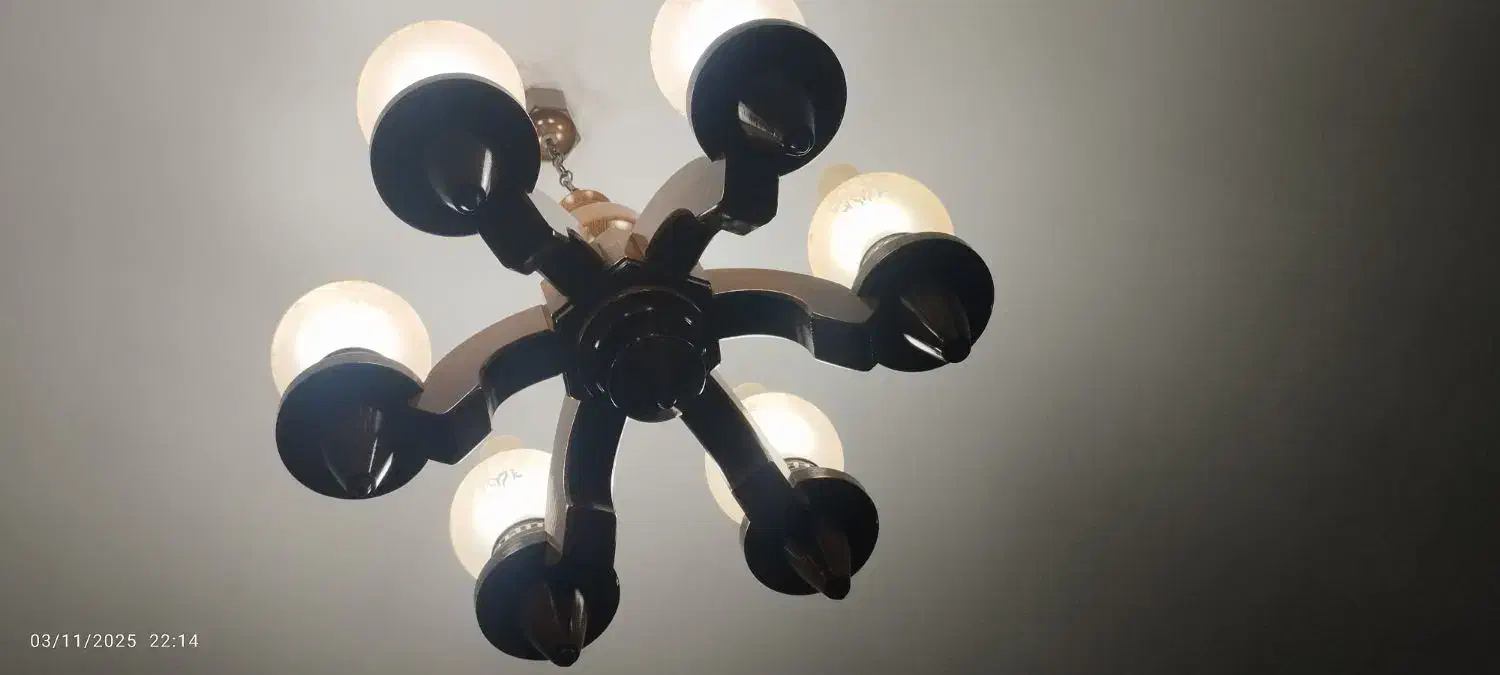 لوستر چوبی|لوستر و چراغ آویز|ارومیه, |دیوار