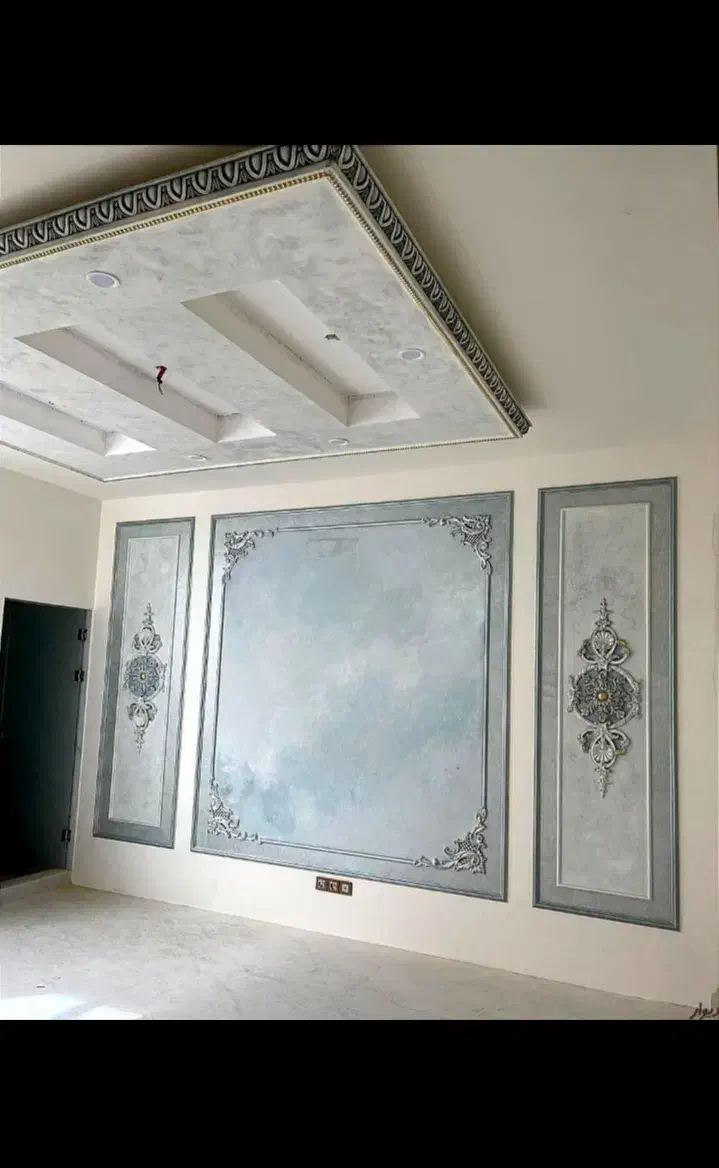 گچ کاری لکه گیری. گچبری پیش ساخته|خدمات پیشه و مهارت|مشهد, پنجتن|دیوار