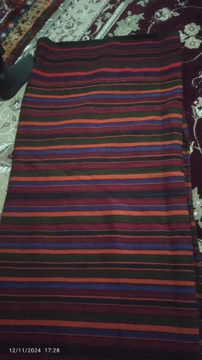 جاجیم پشم خالص|گلیم، جاجیم، گبه|باغ حلی, |دیوار