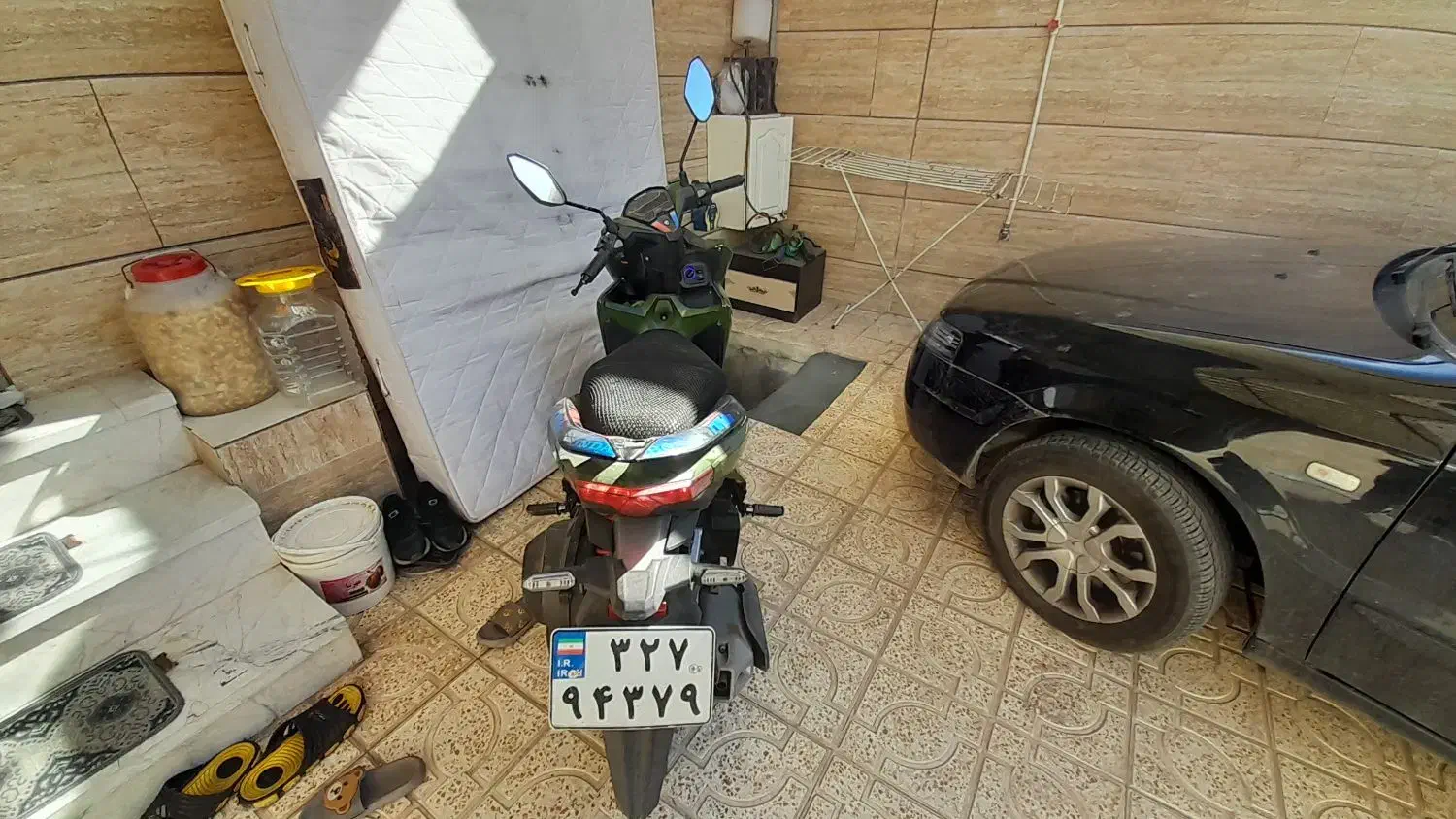 طرح کلیک|موتورسیکلت|رباطکریم, رباطکریم|دیوار