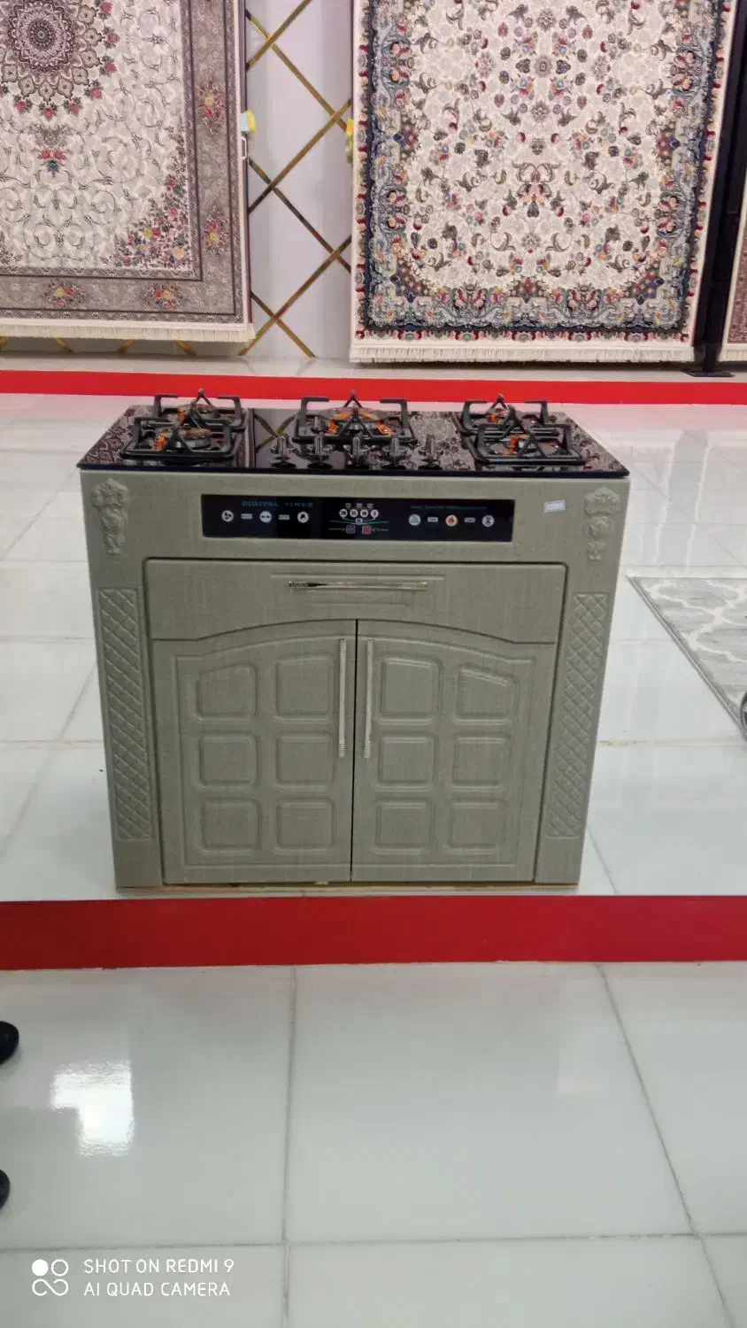 فرش و گاز و ست کنسول و میز تلویزیون و جاکفشی نو نو|فرش|ایوان, |دیوار