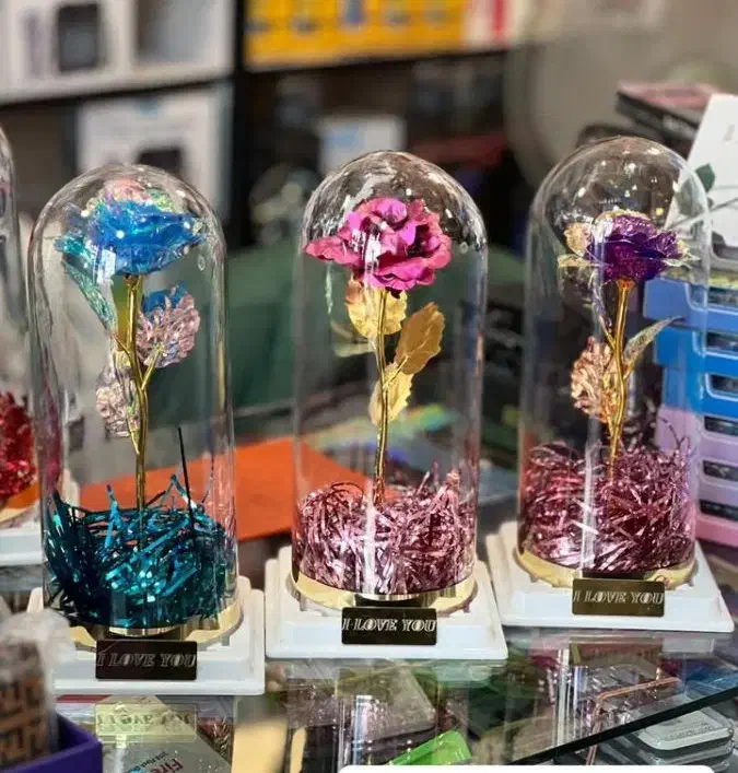 گل شیشه ای حبابی تخفیف ویژه روز مادر|گل مصنوعی|اردبیل, |دیوار