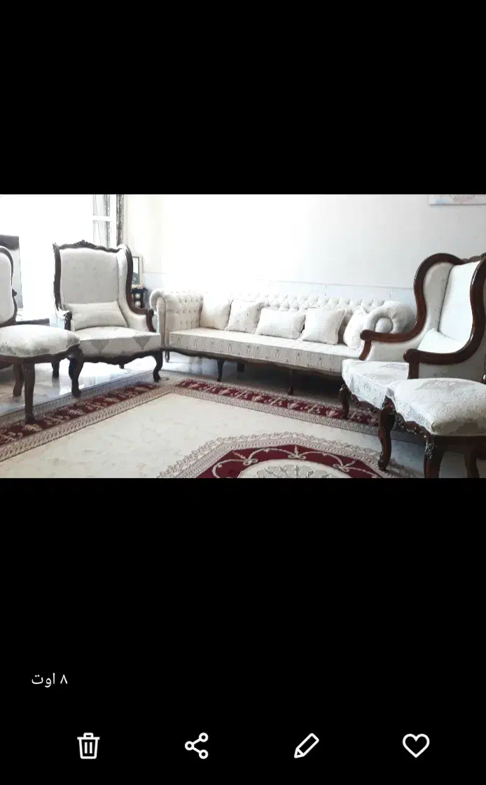 یه دست مبل نو نو اصلا استفاده نشده|مبلمان خانگی و میز عسلی|شیراز, شهرک نیروی انتظامی|دیوار