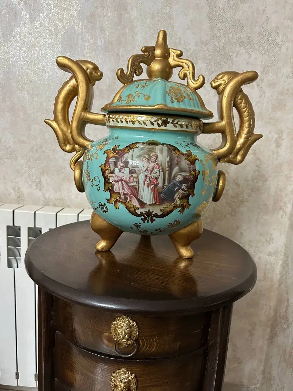 کشکول تزیینی زیبا|کلکسیون اشیاء عتیقه|کرمانشاه, |دیوار