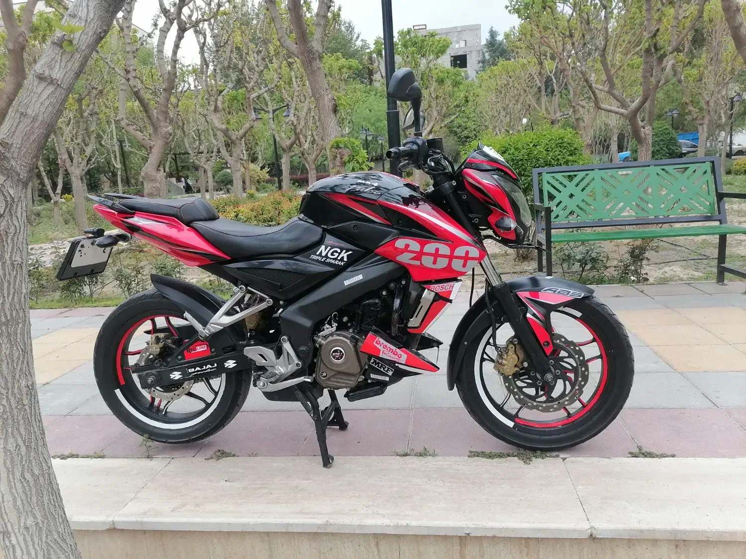 ns200 93 94 95|موتورسیکلت|محمدشهر, شهرک چمران|دیوار