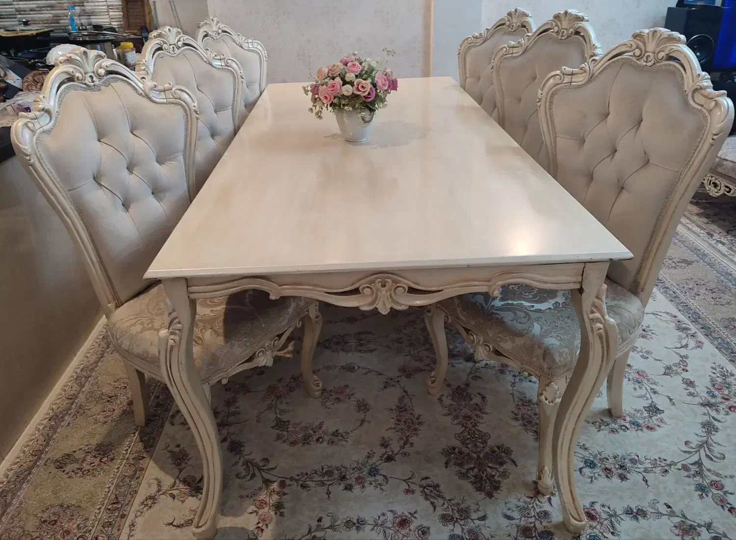 میز و صندلی غذاخوری 8نفره|میز و صندلی غذاخوری|تهران, تسلیحات|دیوار