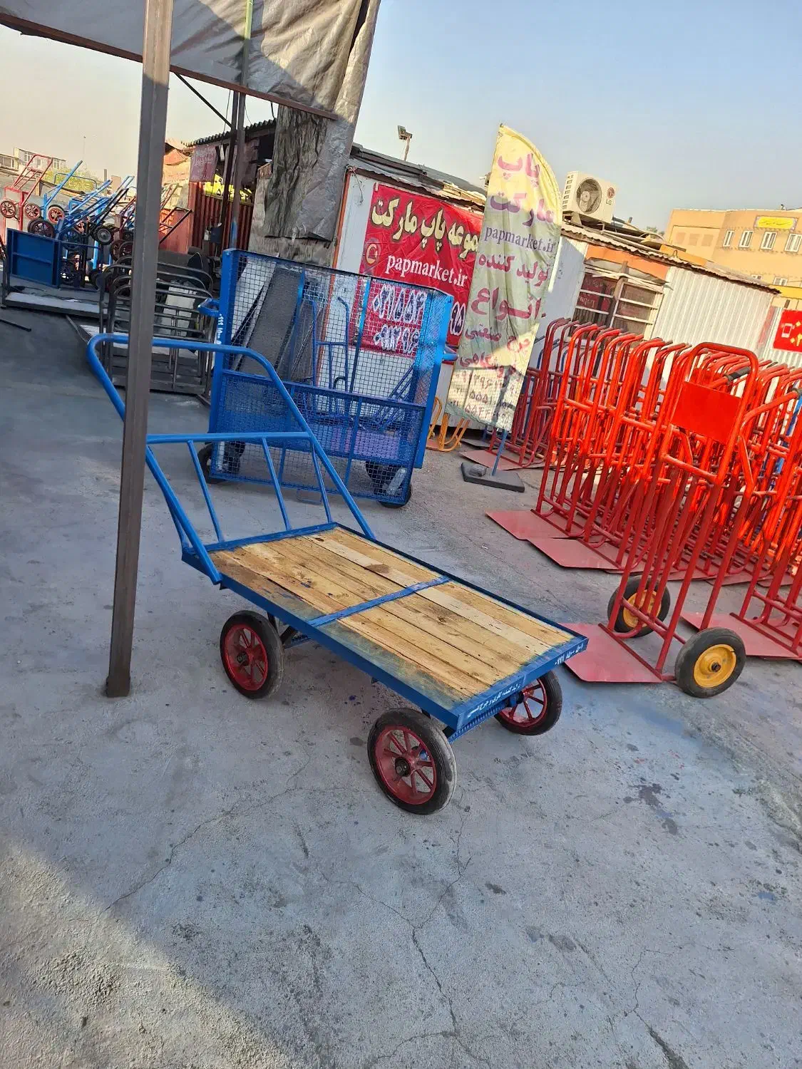 گاری چهار چرخ دستی ۱تن روسی پاپ برند اصلی روس|ابزارآلات|تهران, آذری|دیوار