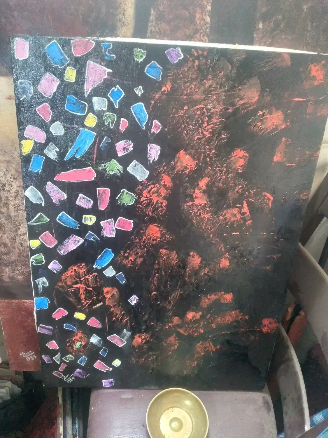 تابلوی نقاشی|تابلو، نقاشی، عکس|ری, صفاییه (چشمه علی)|دیوار