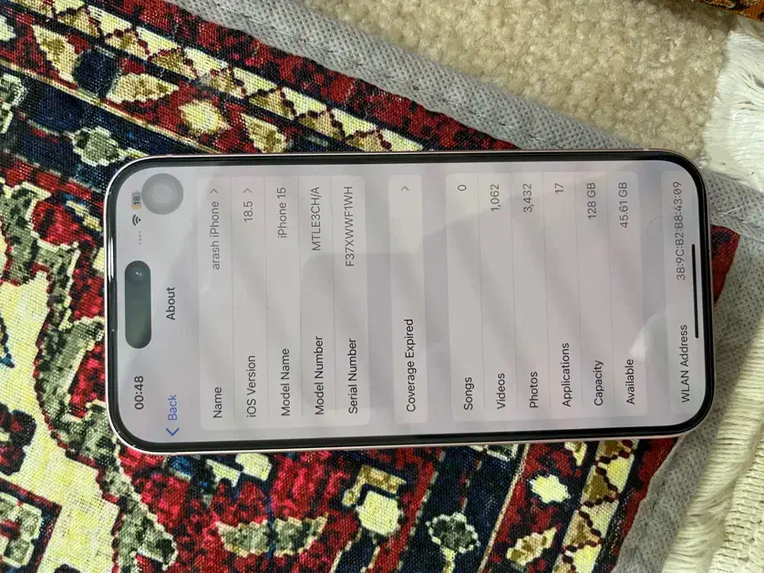 ایفون ۱۵ نرمال|موبایل|یاسوج, |دیوار